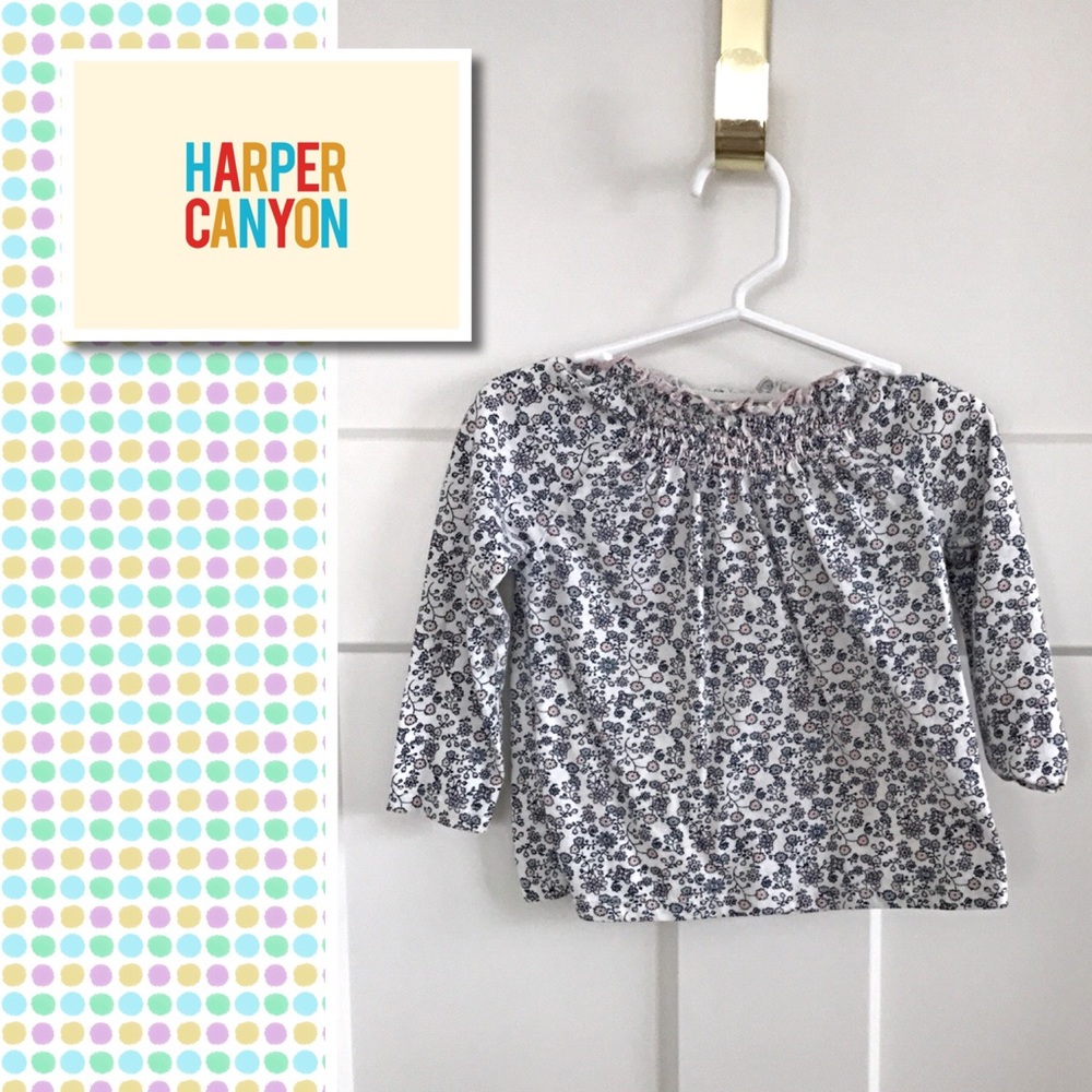 Happy Canyon Flowered Shirt 18M